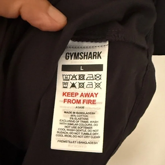 Gymshark Black Short Sleeve Tee - Picture 7 of 7